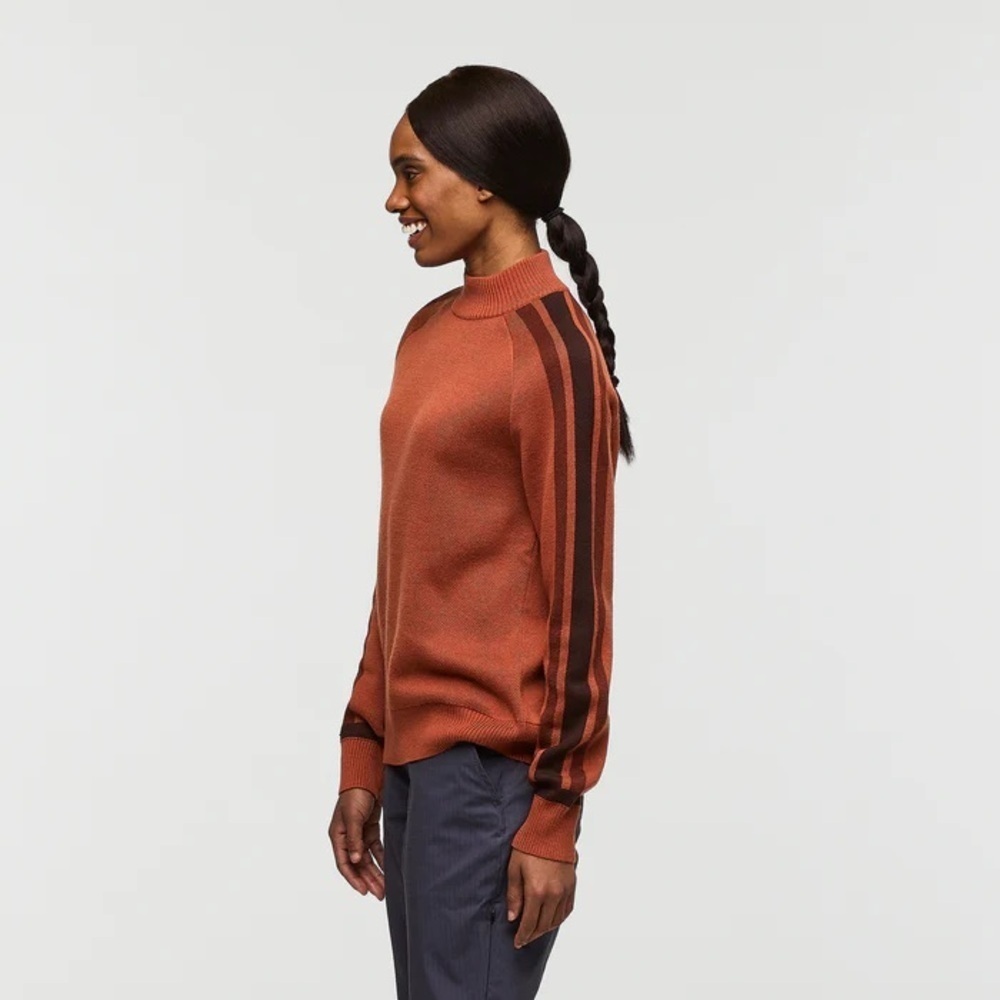 Cotopaxi Libre Mock Sweater Faded Brick Orange Brown size Medium NWT - Picture 9 of 10